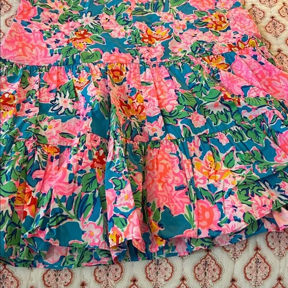 Lilly Pulitzer Pink, Blue, Green Floral dress - Picture 5 of 5